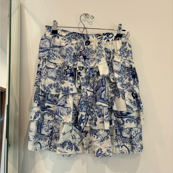 Zadig & Voltaire Printed Ruffled Skirt - Picture 3 of 11